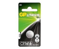 bateria gp cr1616 blister de 5