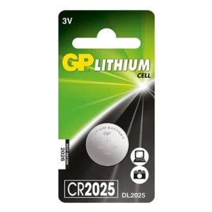 bateria gp cr2025 blister de 5