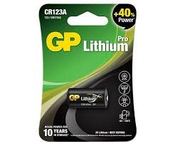 bateria gp 123a blister de 5