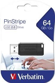 memoria usb verbatin pinstripe 64gb
